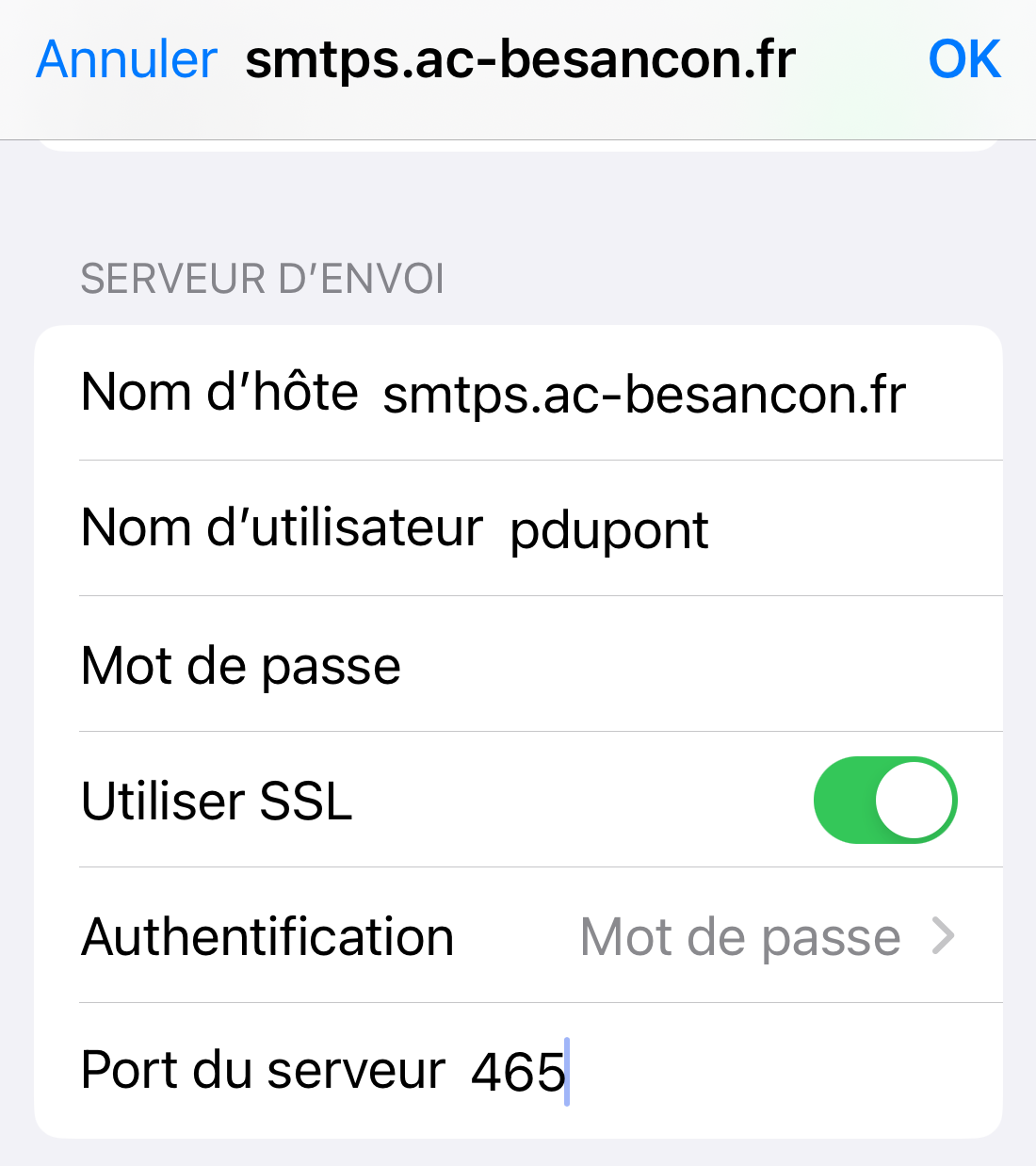 Messagerie académique sur mobile Numérique 90
